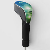 Blue Green Morning Sunrise abstract op de CT-rivie Golfheadcover (Schuin)
