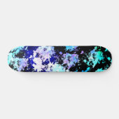 Blue Green Paars Paint Splash Abstract Persoonlijk Skateboard (Horizontaal)