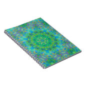 Blue Green Persian Rug Design Notebook Notitieboek (Rechterzijde)