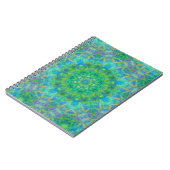 Blue Green Persian Rug Design Notebook Notitieboek (Linkerzijde)