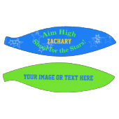 Blue Green Persoonlijke naam Stars Basketball Mini Basketbal (Panelen)