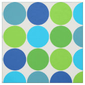 Blue Green Polka Dot Pattern Stof (Swatch)