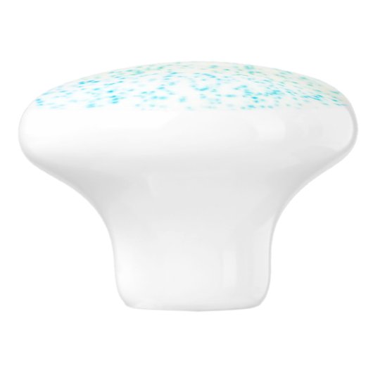 Blue Green Rain Ceramic Pull Keramische Knop (Zijkant)