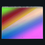 Blue green rainbow abstract texture pattern art  t kalender<br><div class="desc">Design</div>