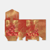 Blue Green Red Gold 2023 Rabbit Chinese nieuwjaars Bedankdoosjes (Uitgevouwen)