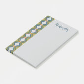 Blue Green Retro Post-it® Notes (Schuin)