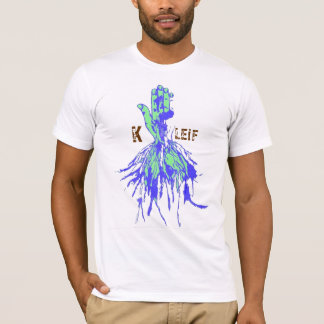 Blue Green Root Hand K LEiF T-shirt