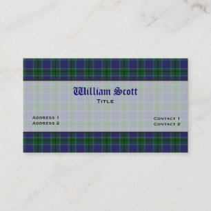 Blue & Green Scott Pset Custom Visitekaartje