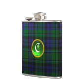 BLUE GREEN SCOTTISH TARTAN EMERALD GEM MONOGRAM HEUPFLES (Links)