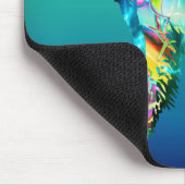 Blue-Green Silken Windhound Muismat (Hoek)