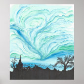 Blue Green Sky Poster (Voorkant)