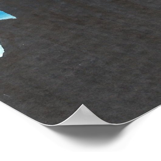 Blue Green Sky Poster (Hoek)