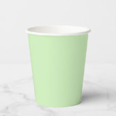 Blue Green Spouting Whale Birthday Party Cup Papieren Bekers (Achterkant)