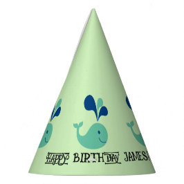 Blue Green Spouting Whale Birthday Party Pet ☆★ ☆★ Feesthoedjes