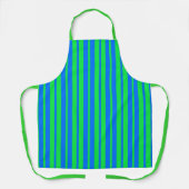 Blue Green Stylish Stripes Pattern Design  Schort (Voorkant)