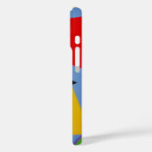 Blue & Green Treble Clef Modern Phone Case (Achterkant / Links)