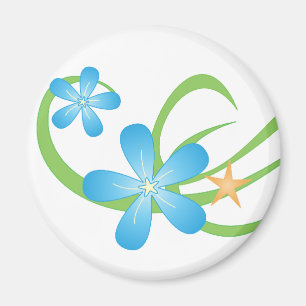 Blue Green Tropical Magneet