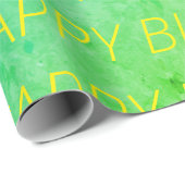 Blue/green tye-dye Wrapping Paper  Cadeaupapier (Rol Hoek)