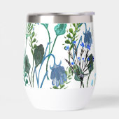 Blue Green Watercolor Wildflower  (Links)