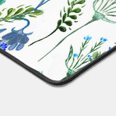 Blue Green Watercolor Wildflower  Bureaumat (Hoek)