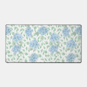 Blue Green Watercolor Wildflower Bureaumat (Voorkant)