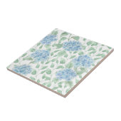 Blue Green Watercolor Wildflower Tegeltje (Zijkant)