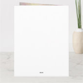 Blue Green Waterfall Sunrise Pastor Waardering Bedankkaart (Achterkant)