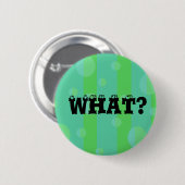 Blue Green What Button (Voorkant /achterkant)