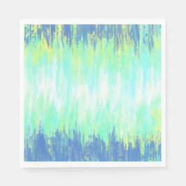 Blue Green White Tie Dye Servet