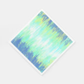 Blue Green White Tie Dye Servet (Hoek)