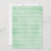 Blue Green Wild Dinosaur Baby Boy Shower Sprinkle Kaart (Achterkant)