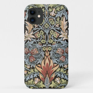 Blue Green William Morris Tapestry iPhone 11 Hoesje
