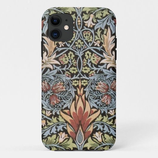 Blue Green William Morris Tapestry Case-Mate iPhone Case (Achterkant)