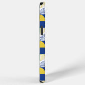 Blue Green Yellow Abstract Geometric Pattern iPhone Hoesje (Rechterkant)