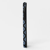 Blue grey and black diamond pattern Case-Mate iPhone case (Achterkant/links)