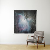 Blue, grey, and purple nebula wandkleed (In Situ (horizontaal))