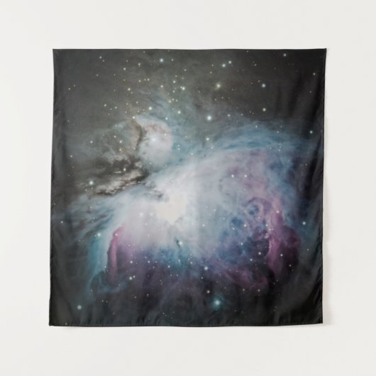 Blue, grey, and purple nebula wandkleed (Voorkant)