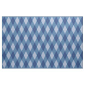 Blue Grey Argyle Pattern Stof (Fat Quarter)