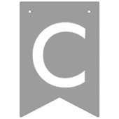 Blue Grey Black Gefeliciteerd Vlaggetjes (Tweede vlag)