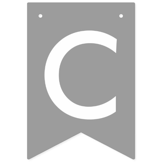 Blue Grey Black Gefeliciteerd Vlaggetjes (Tweede vlag)