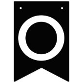 Blue Grey Black Gefeliciteerd Vlaggetjes (Derde vlag)