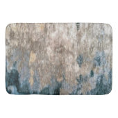 Blue Grey Decorative Abstract Artwork Badmat (Voorkant)