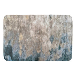 Blue Grey Decorative Abstract Artwork Badmat
