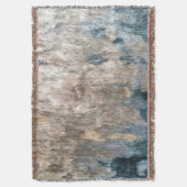 Blue Grey Decorative Abstract Artwork Deken (Voorkant Verticaal)