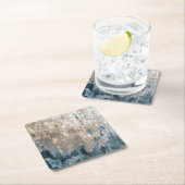 Blue Grey Decorative Abstract Artwork Kartonnen Onderzetters (Insitu)