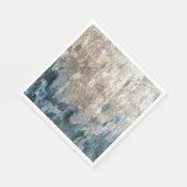 Blue Grey Decorative Abstract Artwork Servet (Hoek)