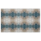 Blue Grey Decorative Abstract Artwork Stof (Fat Quarter)