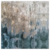 Blue Grey Decorative Abstract Artwork Stof (Close Up)