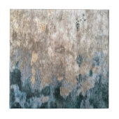 Blue Grey Decorative Abstract Artwork Tegeltje (Voorkant)
