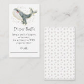 Blue Grey Gold Schattigee Walvis Boeken voor Baby  Informatiekaartje (Voorkant / Achterkant)